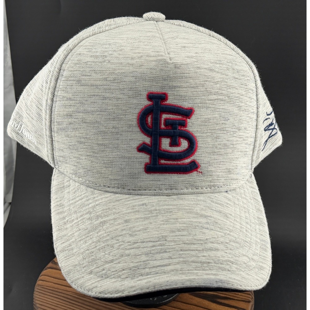 St Louis Cardinals-Scott Rolen Hall of Fame Snapback Hat, Gray Heathered, NEW
